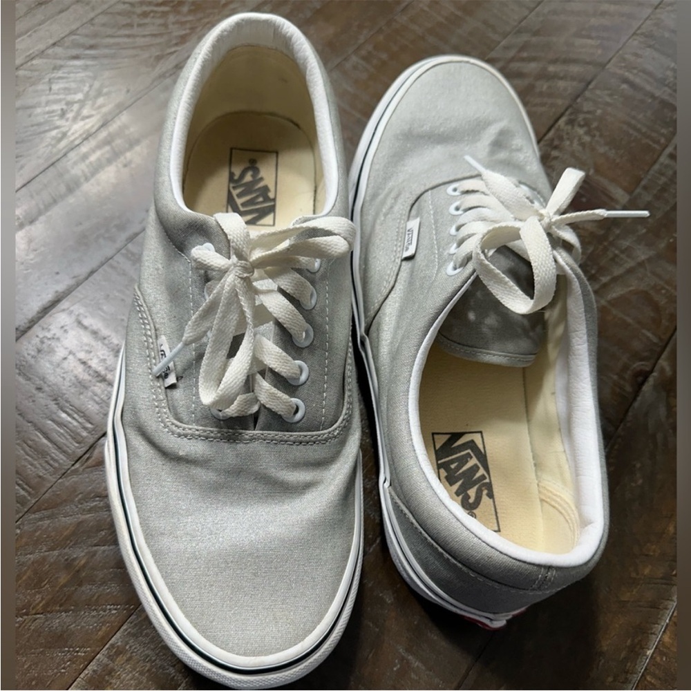 Vans Era Metallic Silver Mens 11 Shoes